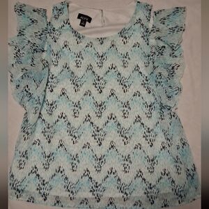 ALYX Blue Patterned Women's Top